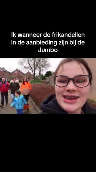 Ze gaan naar de jumbo yay