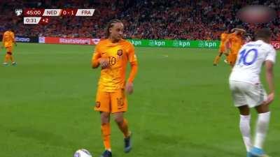 Fallon d'Floor nominee Denzel Dumfries vs France