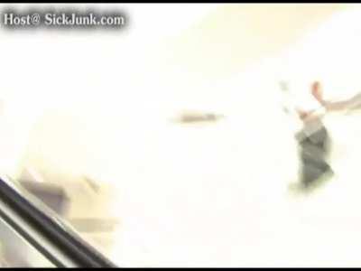 Teen Gets Caught Showing Off Her Ass