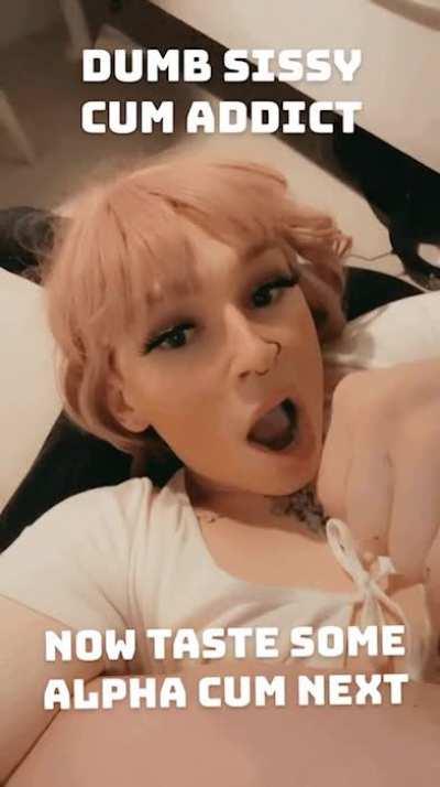 My only role as a cum dump