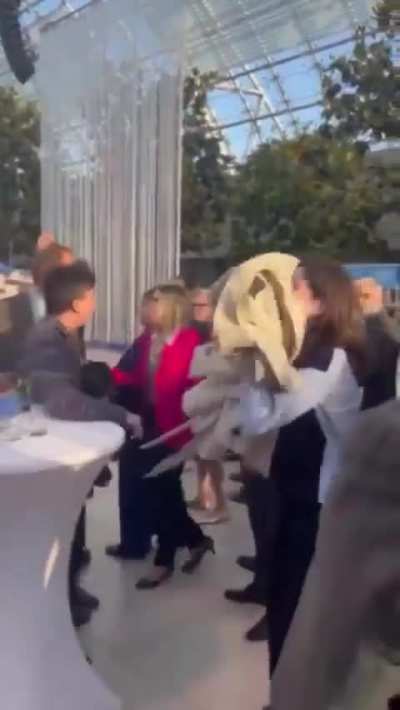 “You’re killing children every day,” an activist shouted while confronting Israeli Ambassador Ron Prosor during a speech in the city of Leipzig, Germany.