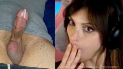 Cristinini sorprendida con esa lechita tan rica 🤤