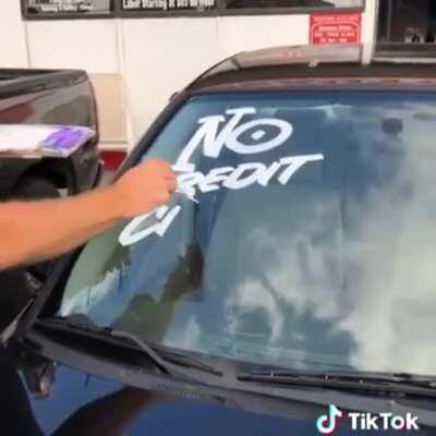 This guy usually posts “satisfying sign painting videos”, however the camera man gets distracted this time.