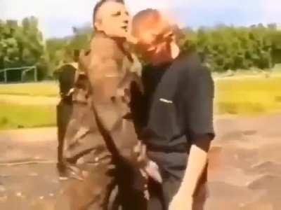 Systema bollocks cuddling self defence technique