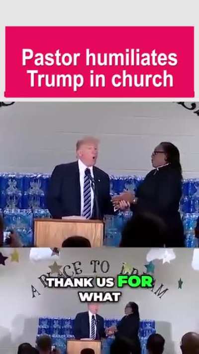 Trumps speech gets derailed when pastor calls him out for speaking on politics & not what he was invited for