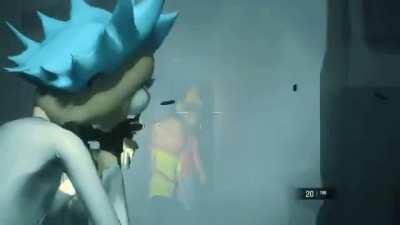 Resident Evil Rick & Morty mod