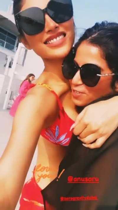 Mouni Roy - I wonder whether her 23 year old younger brother got a boner when he saw his sister's story on Instagram ! 💦💦