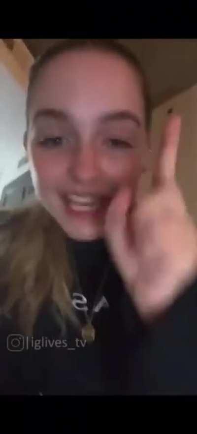 Mckenna loves her fans