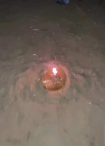 Combining fireworks and gasoline