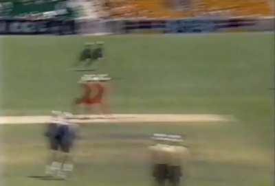 Cricket in shorts. When footballers played in a domestic competition in Australia. 