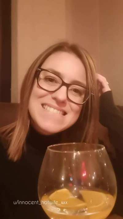 My bestfriend & I went out to a busy new bar. I knew Nick had a crush on me, but it was never gonna happen. Nick got super uncomfortable when this huge bully confidently sat at our table... I giggled when he put his hand on my leg & ordered Nick to buy hi