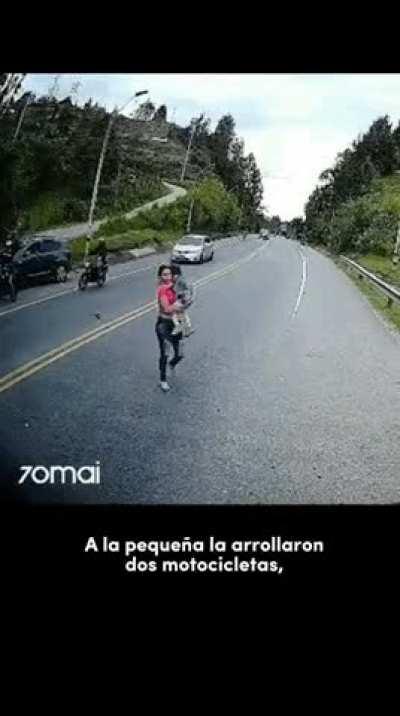 Bikers saved her life by accident