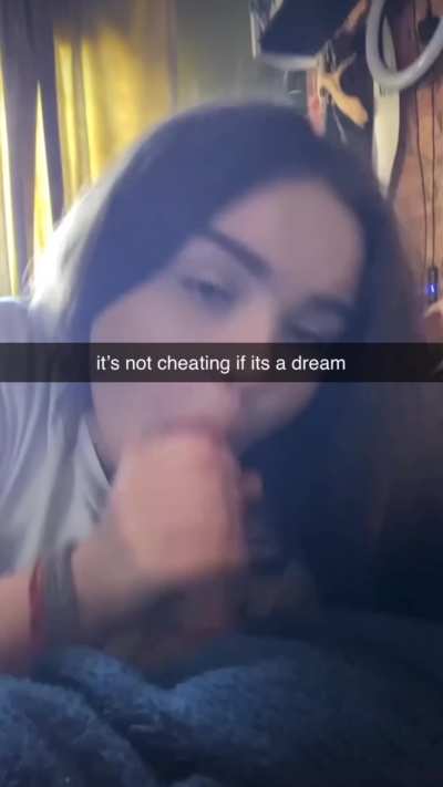 It’s not cheating babe I swear you’re just dreaming