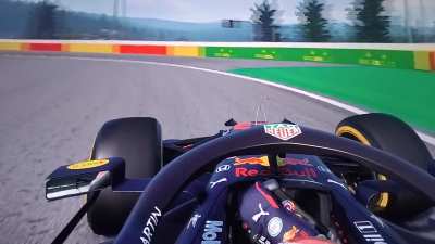 O Albon Tirando Minha Vitória Em Spa Na Última Curva (Sou A Ferrari)