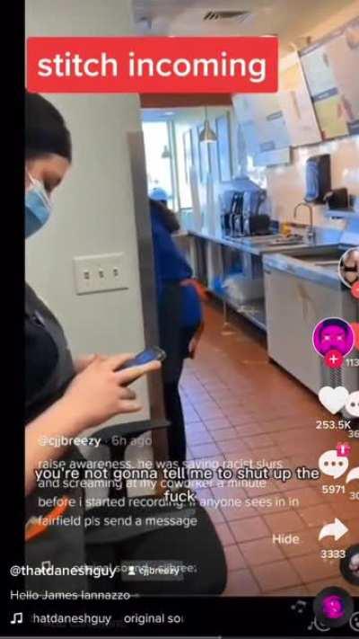 Hey Merrill Lynch your DOG Jim Lannazzo, Wealth Management Advisor, Managing Director, insulting minors and being incredibly racist. Not a good look!