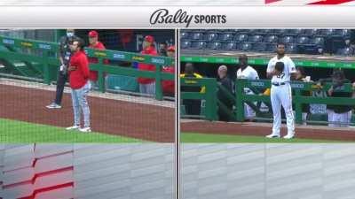 A game of chicken before first pitch