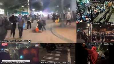 Portland protestors successfully deploy Hong Kong tactics