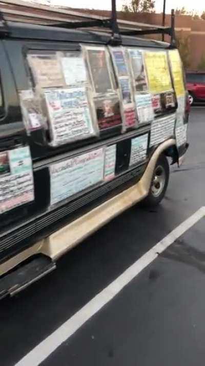 Saw this in a parking lot at Heinens