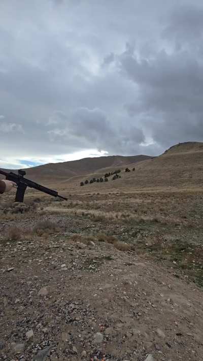 I was the idiot. Bullet ricocheted back at me.