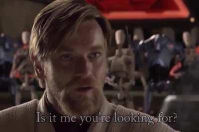 Somthing somthing Obiwan Kenobi ... That's all you need right ?