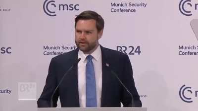 Vice President JD Vance at the Munich Security Conference: 