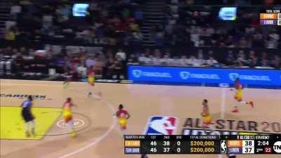 [Highlight] Jokic full court pass to Embiid for the lay in