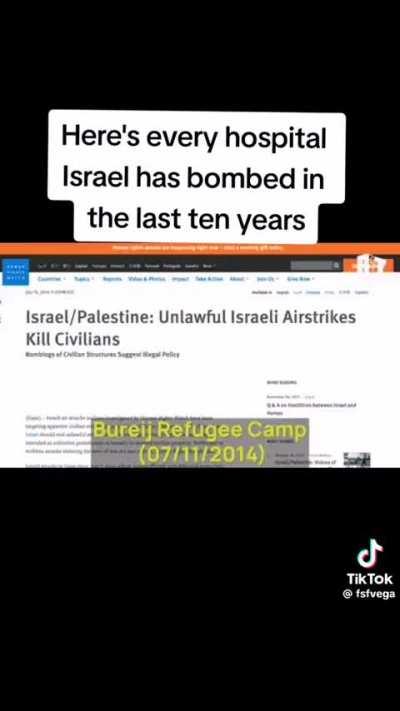 Here's every hospital Israel has bombed in the last ten years