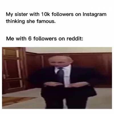 I'm so famous I have to wear a cap amd glasses tobuide my identity