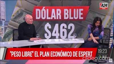 Marcela Pagano le tira el peso libre a Espert...