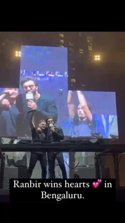 Ranbir Kapoor at Martin Garrix concert Bengaluru.