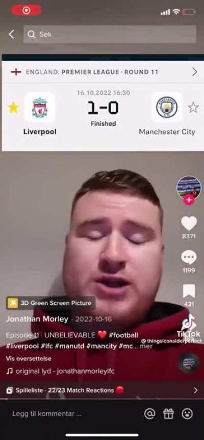 The most Consistent Liverpoop season
