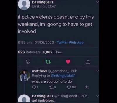 He‘s gonna get involved