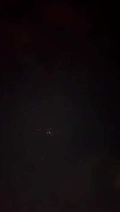 Houthi ballistic missile interception above the eastern Mediterranean 05-01-25