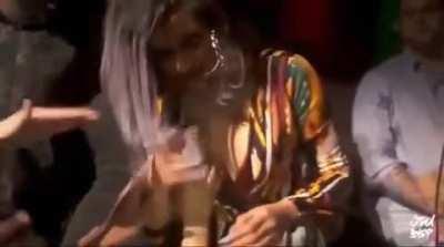 Hot Cardi B letting fans grope her during a concert