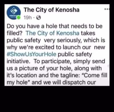 #ShowUsYourHole