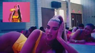 Dua Lipa instructing you to stroke yourself