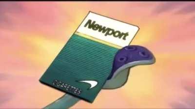 Squidward gets some smokes