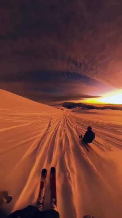 Ski Slope In La Parva, Chile