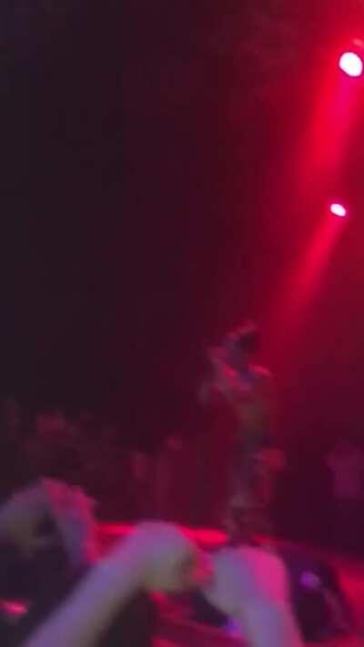 rare footage of X performing WingRiddenAngel