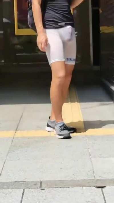 surprisingly this wasn’t planed! He got hard and someone stopped him after the video and told him he was hard and got so embarrassed