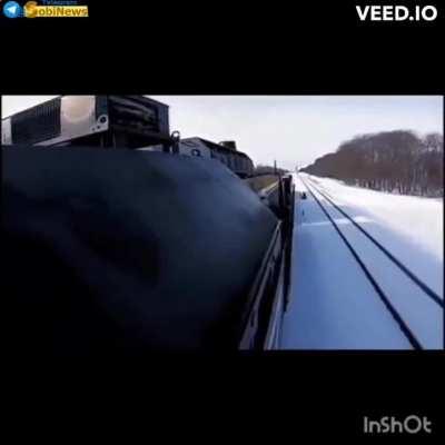 Zhe enemy is being reinforced with an armored cope train