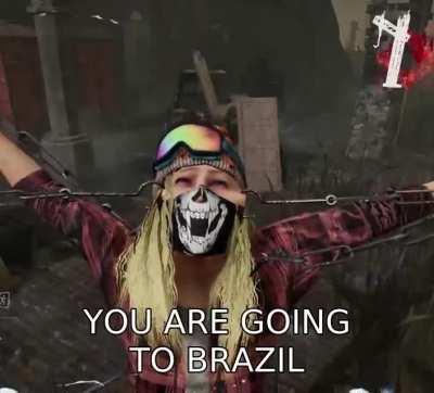 You are going to brazil.