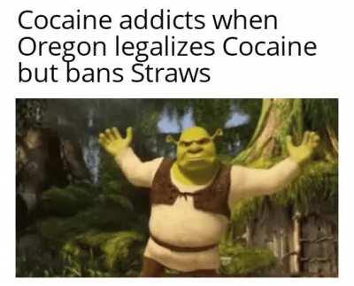 On the bright side there's now a gap in the market for cocaine accessories