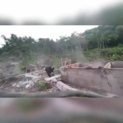 wall in the back *got you fam*