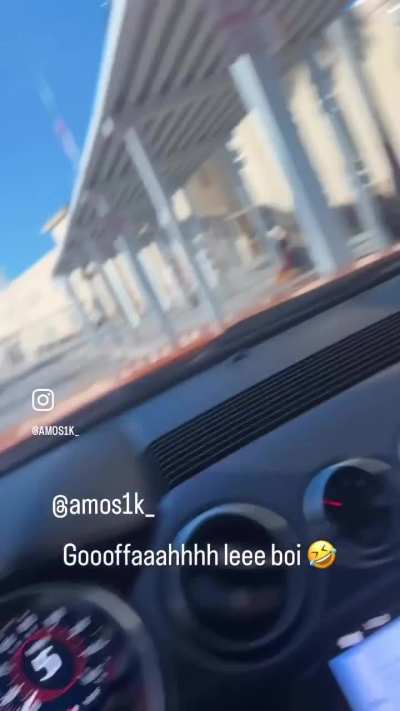 He took his little brother to school in his customized Mustang