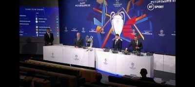 Manchester United aren't added into the draw vs Atletico, but Liverpool are. This is following United being drawn vs Villareal who they shouldn't have been drawn against