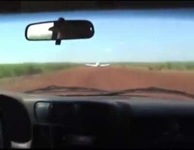 Feds Drive Car into Wing of Plane to Stop it from smuggling Narcotics