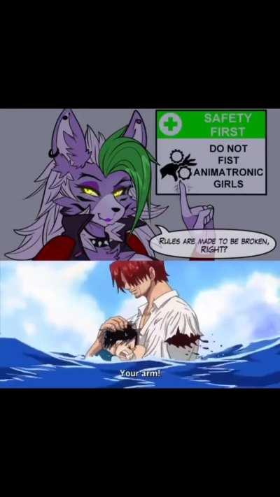 A real pirate never hesitates to sacrifice an arm and a leg for what he loves