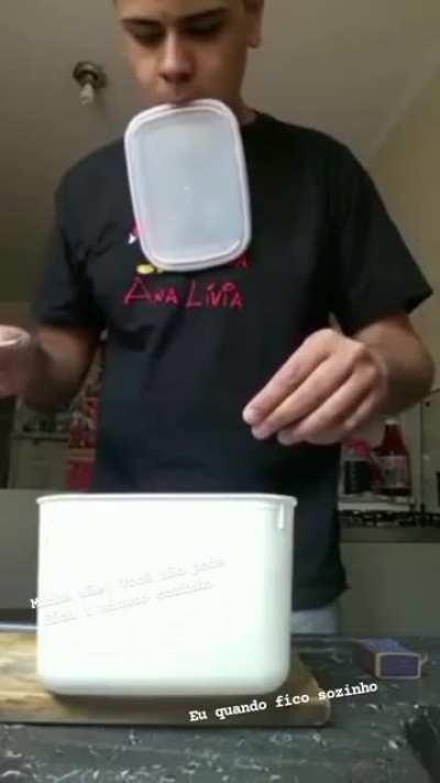 When you are alone at home DON'T DO THIS