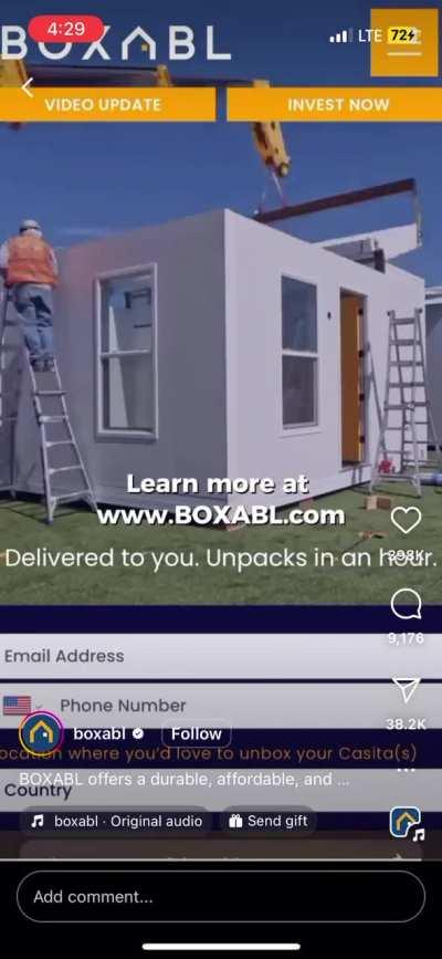 Boxabl founder advocates for the bulldozing of homeless man’s improvised shelter. 